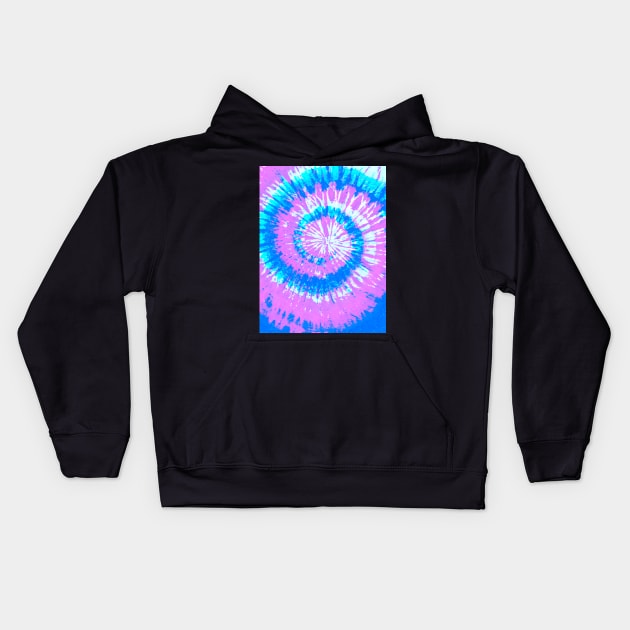 Tie Dye Spiral Kids Hoodie by TheRealFG